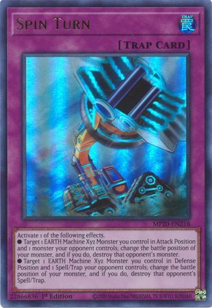 Spin Turn - MP20-EN218 - Ultra Rare 1st Edition 2020 Mega-Tin: Lost Memories 1st Edition Singles (espanol)