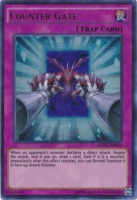 Counter Gate - MVP1-EN010 - Ultra Rare Unlimited The Dark Side of Dimensions Unlimited Singles