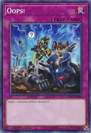 Oops! - EXFO-EN080 - Common 1st Edition Extreme Force [EXFO] 1st Edition Singles (espanol)