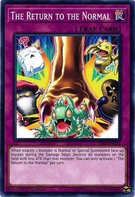 The Return to the Normal - RIRA-EN075 - Common 1st Edition Rising Rampage [RIRA] 1st Edition Singles