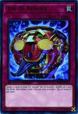 Jar of Avarice - SS03-ENV02 - Ultra Rare 1st Edition Speed Duel Starter Decks: Ultimate Predators Singles
