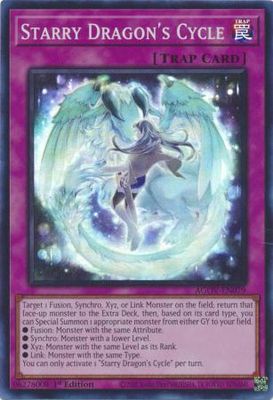 Starry Dragon&#39;s Cycle - AGOV-EN079 - Super Rare 1st Edition Age of Overlord 1st Edition Singles (espanol)