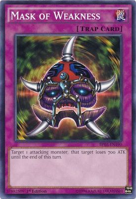 Mask of Weakness - BP03-EN190 - Common 1st Edition Battle Pack 3: Monster League 1st Edition Singles (espanol)
