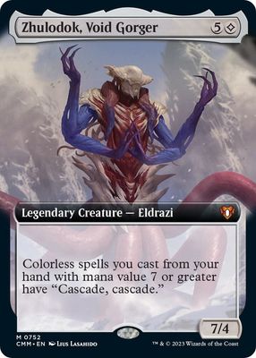 Zhulodok, Void Gorger (Extended Art) - Commander Masters (CMM) Commander Masters