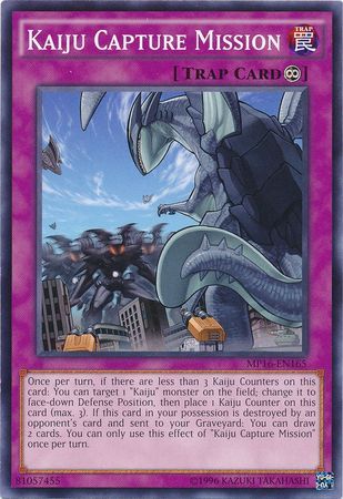 Kaiju Capture Mission - MP16-EN165 - Common Unlimited Yu-Gi-Oh! 2016 Mega-Tins Unlimited Singles