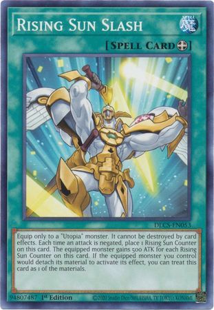 Rising Sun Slash - DLCS-EN053 - Common 1st Edition Dragons of Legend The Complete Series 1st Edition Singles