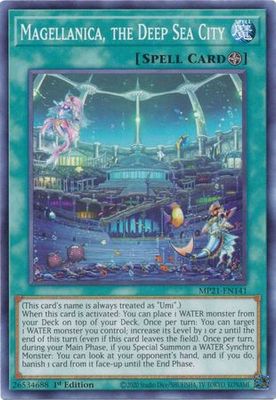 Magellanica, the Deep Sea City - MP21-EN141 - Common 1st Edition 2021 Mega-Tin: Ancient Battles 1st Edition Singles