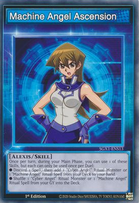 Machine Angel Ascension - SGX1-ENS13 - Common 1st Edition Speed Duel GX Duel Academy Box Singles (espanol)