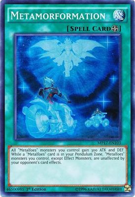 Metamorformation - MP17-EN103 - Super Rare 1st Edition 2017 Mega-Tins 1st Edition Singles