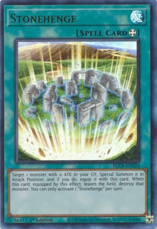 Stonehenge - BLCR-EN024 - Ultra Rare 1st Edition Battles of Legend: Crystal Revenge 1st Edition Singles