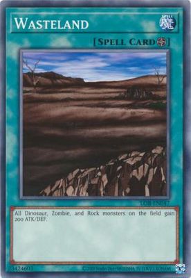 Wasteland - LOB-EN047 - Common Unlimited (25th Reprint) Legend of Blue Eyes White Dragon 25th Anniversary (espanol)