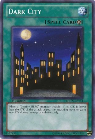 Dark City - LCGX-EN144 - Common 1st Edition Legendary Collection 2 1st Edition Singles