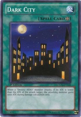 Dark City - LCGX-EN144 - Common 1st Edition Legendary Collection 2 1st Edition Singles