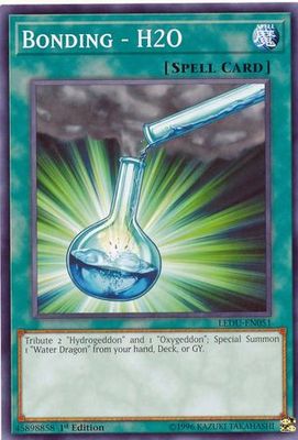 Bonding - H2O - LEDU-EN051 - Common 1st Edition Legendary Duelists Singles