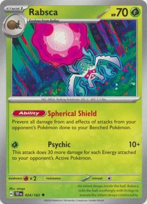Rabsca - 024/162 - Uncommon Scarlet &amp; Violet: Temporal Forces Singles (Japones)
