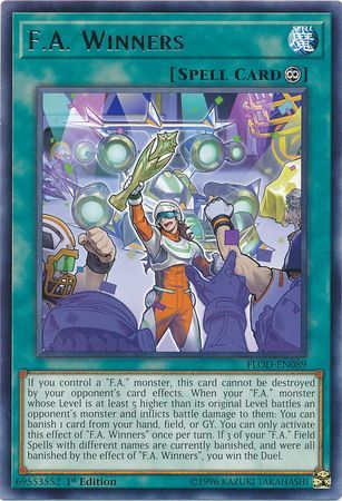 F.A. Winners - FLOD-EN089 - Rare 1st Edition Flames of Destruction 1st Edition Singles (espanol)