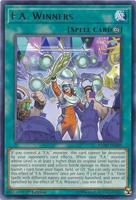 F.A. Winners - FLOD-EN089 - Rare 1st Edition Flames of Destruction 1st Edition Singles (espanol)