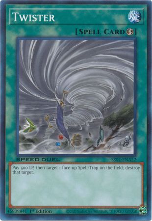 Twister - SS04-ENA22 - Common 1st Edition Speed Duel Starter Decks: Match of the Millennium Singles (espanol)