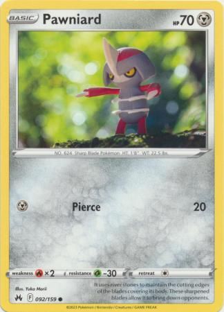 Pawniard - 092/159 - Common Crown Zenith Singles