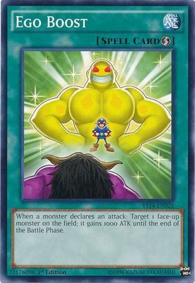 Ego Boost - YS14-EN025 - Common 1st Edition Starter Deck: Super Starter: Space-Time Showdown [YS14]