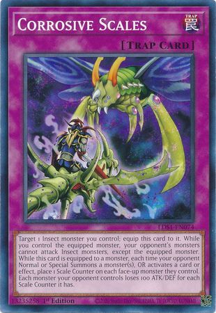 Corrosive Scales - LDS1-EN074 - Common 1st Edition Legendary Duelists: Season 1 [LDS1] 1st Edition Singles