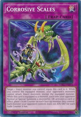Corrosive Scales - LDS1-EN074 - Common 1st Edition Legendary Duelists: Season 1 [LDS1] 1st Edition Singles