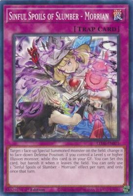 Sinful Spoils of Slumber - Morrian - LEDE-EN075 - Common 1st Edition Legacy of Destruction [LEDE] 1st Edition Singles (espanol)
