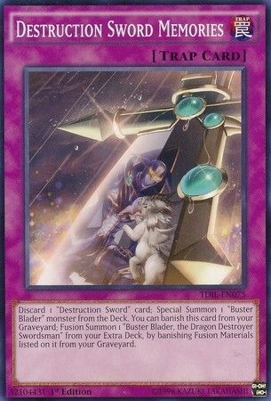 Destruction Sword Memories - TDIL-EN075 - Common 1st Edition The Dark Illusion 1st Edition Singles (espanol)