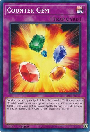 Counter Gem - LDS1-EN113 - Common 1st Edition Legendary Duelists: Season 1 [LDS1] 1st Edition Singles