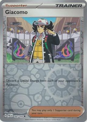 Giacomo - 182/193 - Uncommon Reverse Holo Scarlet &amp; Violet: Paldea Evolved Reverse Holo Singles