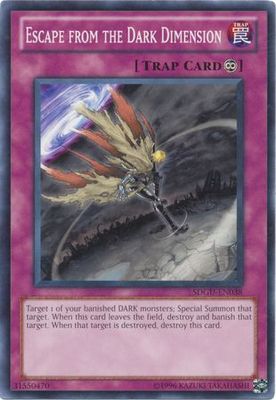 Escape from the Dark Dimension - SDGU-EN038 - Common Unlimited Structure Deck: Gates of the Underworld Unlimited Singles
