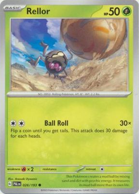 Rellor - 026/193 - Common Scarlet &amp; Violet: Paldea Evolved Singles