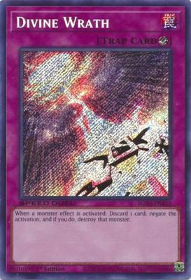 Divine Wrath - SGX4-ENB18 - Secret Rare 1st Edition Speed Duel GX: Midterm Destruction Singles