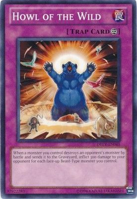 Howl of the Wild - DREV-EN065 - Common Unlimited Duelist Revolution Unlimited Singles