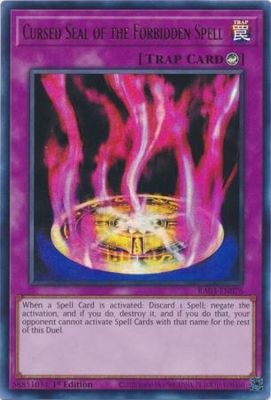 Cursed Seal of the Forbidden Spell - RA03-EN076 - Ultra Rare 1st Edition Quarter Century Bonanza 1st Edition Singles