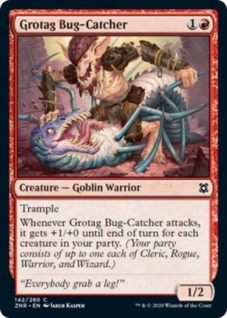 Grotag Bug-Catcher 142/280 Zendikar Rising Singles (Español)