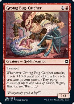Grotag Bug-Catcher 142/280 Zendikar Rising Singles (Español)