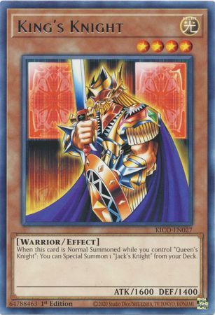 King&#39;s Knight - KICO-EN027 - Rare 1st Edition King&#39;s Court 1st Edition Singles