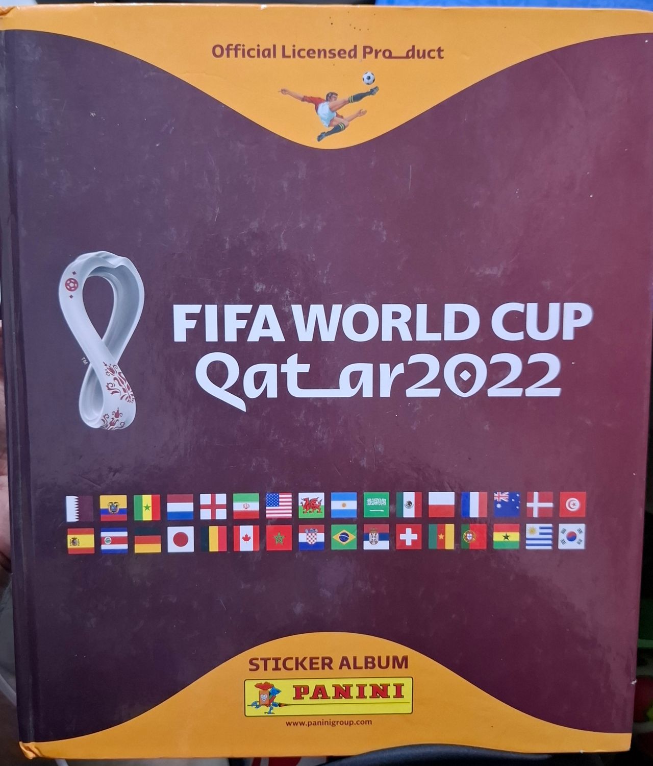 SH7 Fifa World Cup Qatar 2022 Album Futbol Panink Tapa Dura *Le Faltan 27 Postales*