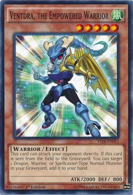 Ventdra, the Empowered Warrior - YS14-EN012 - Common 1st Edition Starter Deck: Super Starter: Space-Time Showdown [YS14] (espanol)
