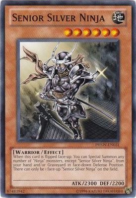Senior Silver Ninja - PHSW-EN031 - Common Unlimited Photon Shockwave Unlimited Singles