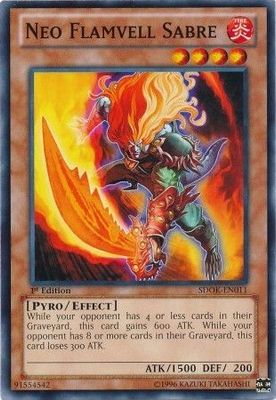 Neo Flamvell Sabre - SDOK-EN011 - Common 1st Edition Structure Deck: Onslaught of the Fire Kings [SDOK]