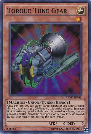 Torque Tune Gear - INOV-EN033 - Super Rare Unlimited Invasion Vengeance Unlimited Singles