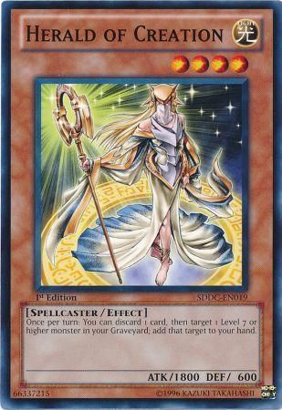 Herald of Creation - SDDC-EN019 - Common 1st Edition Structure Deck: Dragons Collide 1st Edition Singles