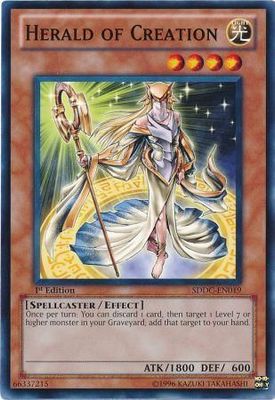 Herald of Creation - SDDC-EN019 - Common 1st Edition Structure Deck: Dragons Collide 1st Edition Singles