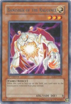 Banisher of the Radiance - EOJ-EN022 - Rare 1st Edition Enemy Of Justice [EOJ] 1st Edition Singles