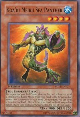 Koa&#39;ki Meiru Sea Panther - SOVR-EN027 - Common 1st Edition Stardust Overdrive [SOVR] 1st Edition Singles