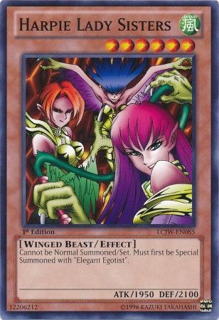 Harpie Lady Sisters - LCJW-EN085 - Common Unlimited Legendary Collection 4: Joey&#39;s World [LCJW]
