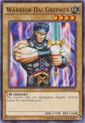 Warrior Dai Grepher - DEM2-EN008 - Common Unlimited Yu-Gi-Oh! Promo Cards (espanol)