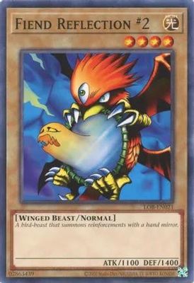 Fiend Reflection #2 - LOB-EN021 - Common Unlimited (25th Reprint) Legend of Blue Eyes White Dragon 25th Anniversary (espanol)